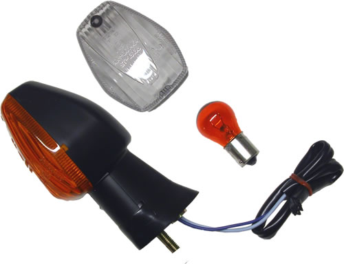 44mm Indicator with Amber & Clear Lenses - 018680 - Motorcycle