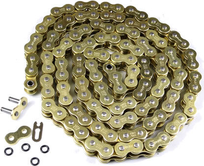 Motorcycle Drive Chain 520-104 Gold for Honda XR250R 1982-83