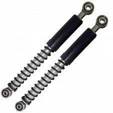 270mm Pin + Pin Twin Shock Absorbers with Black Springs