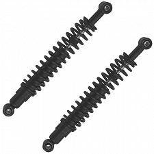 Black 350mm Pin + Pin Twin Shock Absorbers