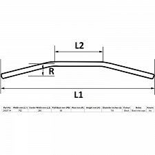 Hendler Black 7/8" Vincent Straights Handlebars