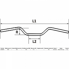 Chrome 7/8" Handlebars 4" Rise Honda CB750K
