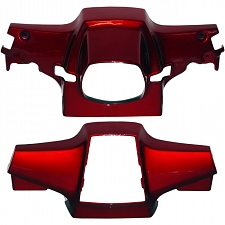 Red Handlebar Covers Honda C90 Cubs