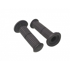 Black 7/8" Handlebar Grips with Small Dimples