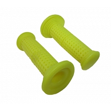 Yellow 7/8" Handlebar Grips with Small Dimples