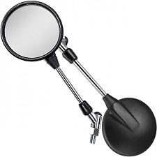 Black Round Mirror with 10mm Thread