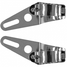 Chrome Headlight Brackets for 37mm to 42mm Forks