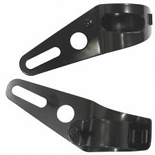 Black Headlight Brackets for 37mm to 42mm Forks