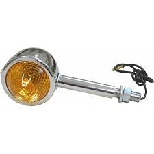 50mm Chrome Bullet Indicator with 75mm Stem & E-Marked