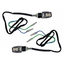 Rectangle Indicators with Clear Lenses & Amber LED's