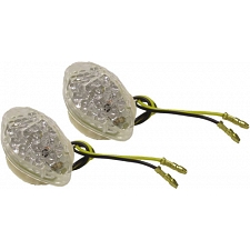 Honda Fairing Flush Mount LED Indicators with Clear Lenses