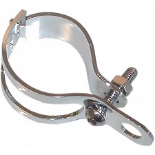 Front Fork Clamp-On Chrome Indicator Brackets