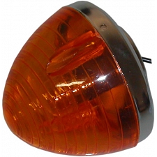 Round Indicator with Amber Lens - 018713