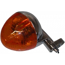 Round Indicator with Amber Lens - 018715