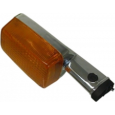 Chrome 65mm Indicator with Amber Lens