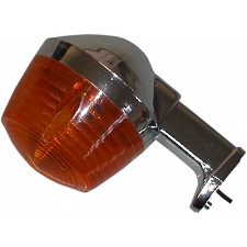 Chrome 55mm Indicator with Amber Lens - 018911