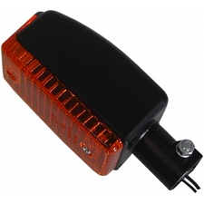 Black 35mm Indicator with Amber Lens - 018998