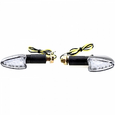 Spear Shaped Black LED Mini Indicators