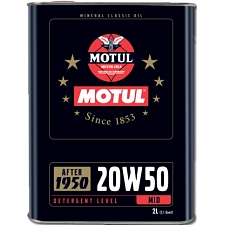 Motul Classic SAE 50 Mineral Oil (2 Litres)