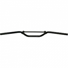 Black 7/8" Aluminium 3.5" Rise Handlebars with Brace