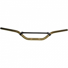Gold 7/8" Aluminium 3.5" Rise Handlebars with Brace