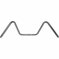 Chrome 7/8" Pullback Style Handlebars with 7" Rise