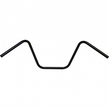 Black 7/8" Mini Ape Hanger Handlebars with 13.5" Rise