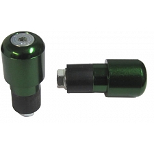 Green Diamond Style Bar End Weights
