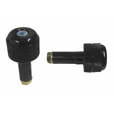 Black Diamond Cut Style Handlebar End Caps Aluminium Bars 13mm