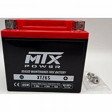 MTX XTZ6S AGM Sealed Battery YTX5L-BS YTZ6S PTZ6S ST5L-BS ETZ6S