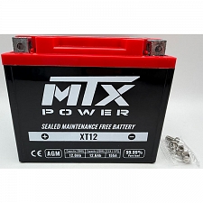 MTX XT12 AGM Sealed Battery YTX12-BS CTMX12-BS 6E12 YTX7A-BS