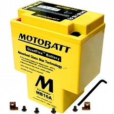 Motobatt MB16A AGM Sealed Battery HYB16A-AB HCB16A-A B16A-AB