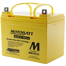 Motobatt MBU1R-35 AGM Sealed Battery for Mobility Scooters