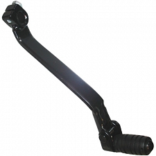 Black 10mm x 130mm Gear Lever with Folding Toe Peg