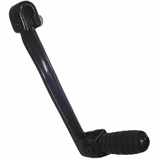 Black 10mm x 120mm Gear Lever with Folding Toe Peg - 014127