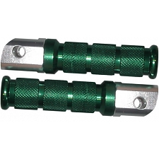 Green Anodised Yamaha Footrests
