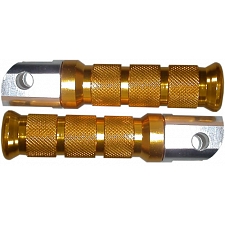 Gold Anodised Honda Footrests