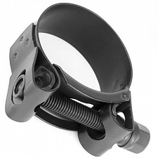 Mikalor 43mm-47mm Black Exhaust Pipe Clamps with Zinc Bolt (x10)