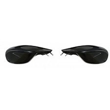 Black Fairing Type Mirrors - 011807