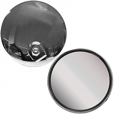 Chrome Round Mirror For Lambretta and Vespa Scooters