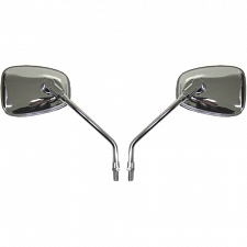 Chrome Rectangle Mirrors with 10mm Thread - 011918