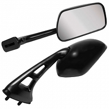 Black Rectangle Fairing Type Mirrors 56600-17C02-291 56500-17C02-291