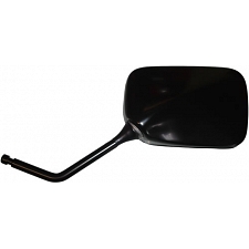 Left Hand Black Rectangle Mirror