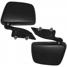 Black Rectangle Fairing Type Mirrors - 011841