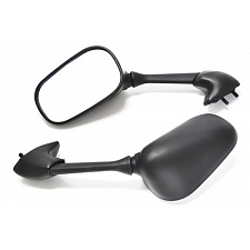 Black Rectangle Fairing Type Mirrors - 011848