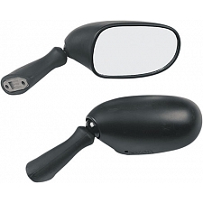 Black Fairing Type Mirrors - 011786