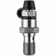 HEL Banjo Bolt with Bleed Nipple Stainless Steel M10 x 1.00mm Single