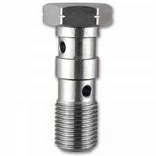 HEL Banjo Bolt Stainless Steel M10 x 1.00mm Double