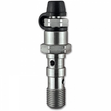 HEL Banjo Bolt with Bleed Nipple Stainless Steel M10 x 1.00mm Double