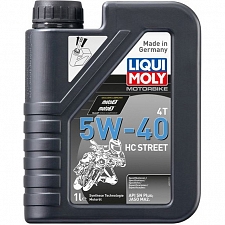 Liqui Moly 4T Motorbike 5w40 HC Street Synthetic Technology Oil (1 Litre)